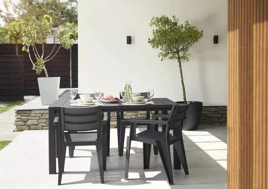 Стіл пластиковий Keter Harmony Extendable 255241 графіт