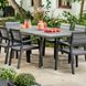 Стіл пластиковий Keter Harmony Extendable 255241 графіт
