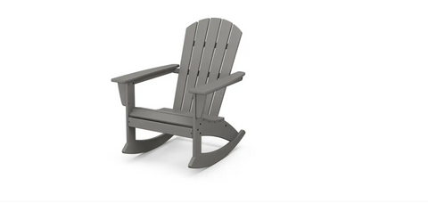 Садовое кресло-качалка Keter Rocking Adirondack 253277 серый