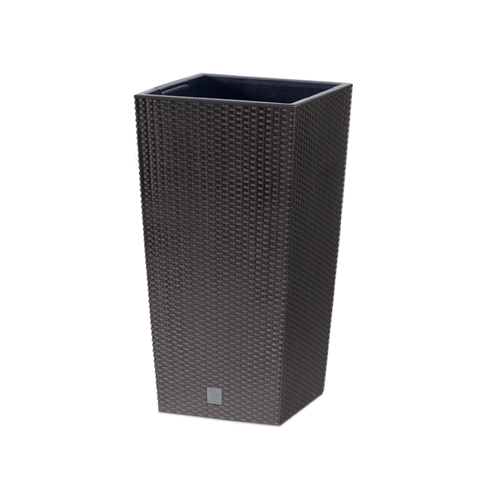 Горшок для цветов пластиковый Prosperplast Rato Square DRTS265-S433 антрацит