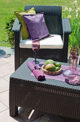 Столик Keter Corfu Table 241945 графіт