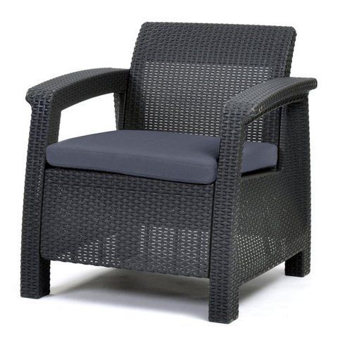 Стул Allibert Corfu Chair 242902 графит
