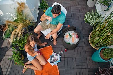 Стол-бар пластиковый Keter Cool Stool холодильник 230905 графит, Графит