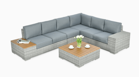 Комплект садових меблів Focus Garden Avocado Wood 003025 Stone Grey