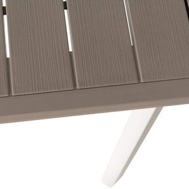 Стіл Keter Harmony Extendable 230758 білий/світло-коричневий