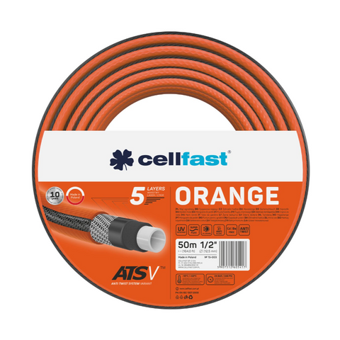 Шланг садовий Cellfast Orange Atsv 1/2" 50 м 15-003