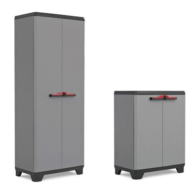 Многофункциональный высокий шкаф пластиковый Keter Stilo High Cabinet 003239 Kis