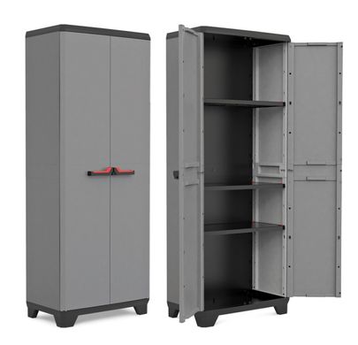 Многофункциональный высокий шкаф пластиковый Keter Stilo High Cabinet 003239 Kis