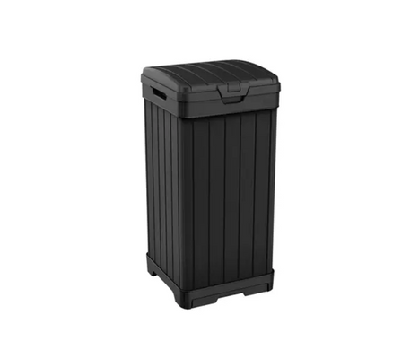 Контейнер для мусора Keter Baltimore Waste Bin 125L 236997 черный, Черный