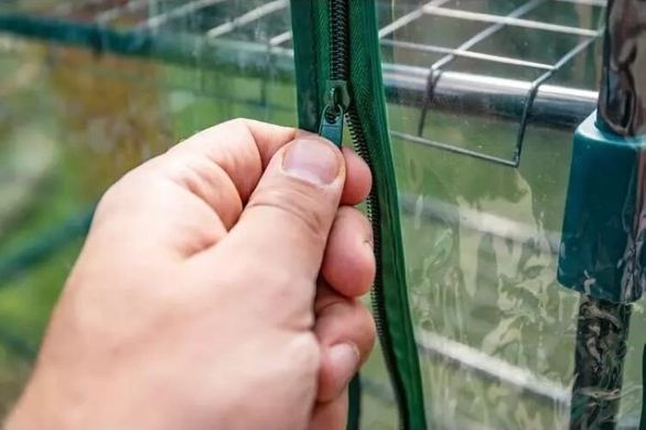 Теплица с металлическим каркасом ПВХ пленка 69 x 49 x 160 см Neo Tools 15-901