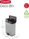 Ведро с педалью для мусора Duo Deco Bin эффект металла 26 л + 26 л Curver 251002