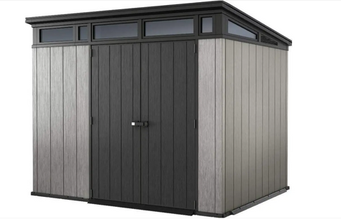 Домик пластиковый садовый Keter Artisan 9&times;7 (277см х 218см) 236877 серый