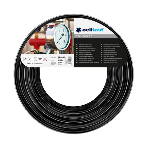 Шланг технический Cellfast TECHFLEX 25,0 х 4,5 мм 50 м 20-264