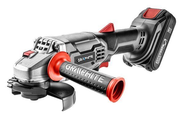 Аккумуляторная шлифовальная машина Energy+ 18V, Li-Ion, диск 115 x 22,2 мм (без аккумулятора) GRAPHITE 58G003