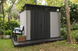 Домик пластиковый садовый Keter Artisan 9&times;7 (277см х 218см) 236877 серый