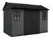 Пластиковый садовый домик Keter Newton Plus 975 (230см х 287см) серый 259109