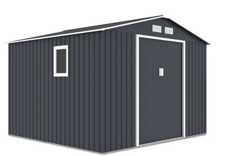 Металевий будиночок HardMaster Hudson 9x8 Cold Gray 003134