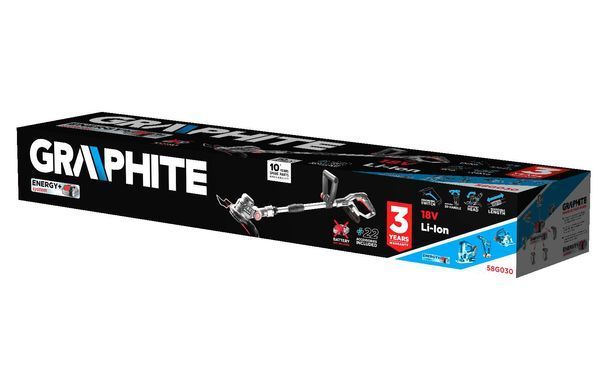 Акумуляторний тример для трави Energy+ 18V Li-Ion, 254 мм (без акумулятора) GRAPHITE