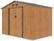 Металевий будиночок HardMaster Hudson 9x6 Oak Grey 004096