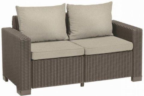 Диван для саду і тераси Keter California SOFA 252811 капучіно, Капучино