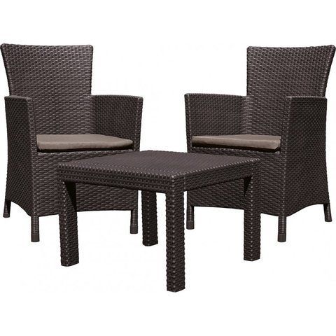 Комплект садових меблів Keter Rosario Balcony Set 216939 коричневий