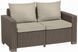 Диван для саду и террасы Keter California SOFA 252811 капучино, Капучино