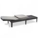 Шезлонг пластиковый Keter Jaipur with cushion c матрасом графит 238416