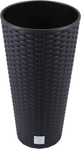 Горшок Prosperplast Rato Tubus DRTUS300-S433 антрацит, Антрацит