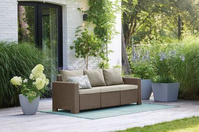 Диван для сада Keter California Sofa 3 капучино 258765, Капучино