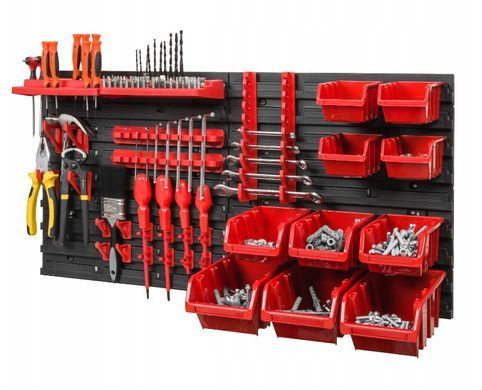 Панель для инструментов с 10 контейнерами 80 x 40 см Kistenberg Orderline KOR4-S411
