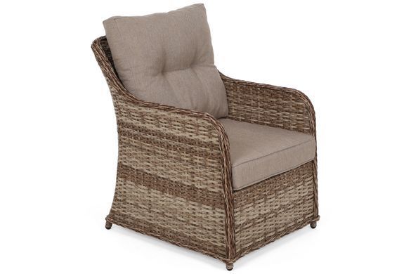 Садовая мебель из технического ротанга Home Garden Bergamo Ginger / Brown Melange