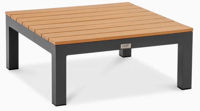 Комплект садових меблів, кутовий диван + столик Focus Garden Williams Wood 001518 темно-сірий, Темно-сірий