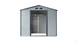 Сарай для инструментов металлический HardMaster MONTREAL 9x6 Light Grey 003104 светло-серый