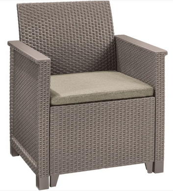 Комплект пластиковой мебели Keter Emma Balcony Set 254095 капучино