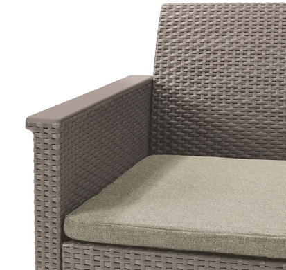 Комплект пластиковой мебели Keter Emma Balcony Set 254095 капучино