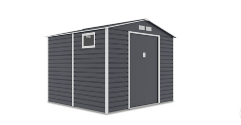 Сарай для інструментів металевий HardMaster Montreal 9x8 Cold Grey 003395
