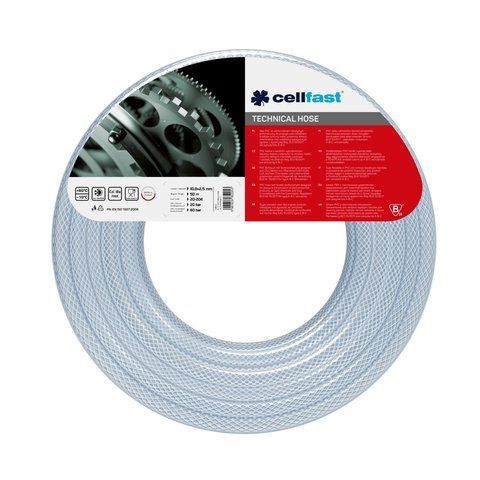 Технический армированный шланг Cellfast 8,0 &times; 2,0 мм 25 м (20-238)