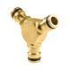 Потрійний з'єднувач Cellfast BRASS&trade; (52-845)