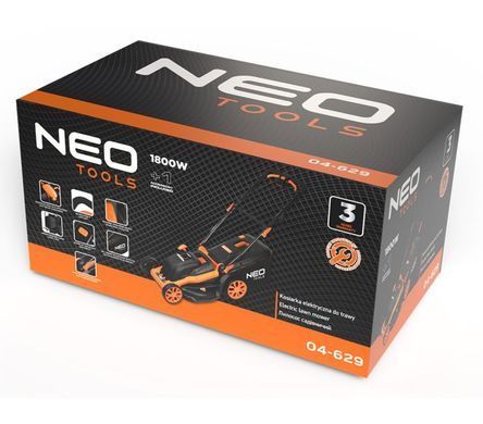 Газонокосилка 1800 Вт 440 мм корзина 45 л NEO Tools 04-629