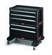 Модульная система хранения инструмента на колесах Keter Drawers на 5 ящиків 237007 комод черный, Черный