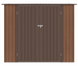 Металлический сарай HardMaster KENT 7x5 Walnut 005289 орех (222x149см)