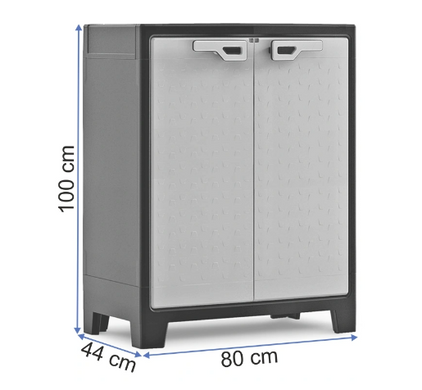 Шафа пластикова Keter/Kis Titan Low Cabinet 240618 низька