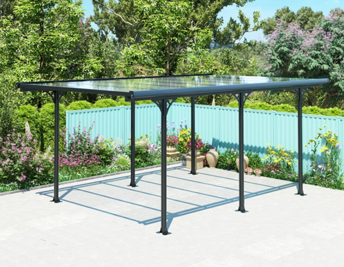 Терасна пергола HardMaster MONTANA 3,1x5м Cold Grey 003381