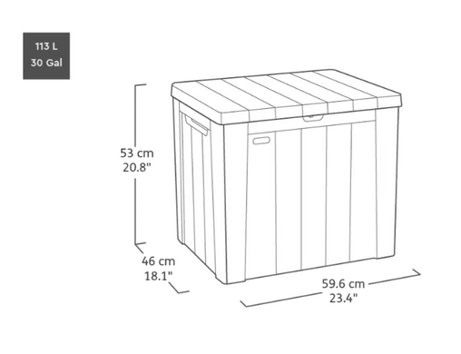 Ящик для хранения Keter Urban Storage Box 246943 графит