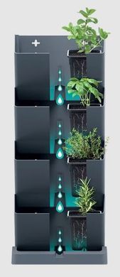 Садові вертикальні модульні горшки Prosperplast Mini Cascade IO1W200-S449 білий, Білий
