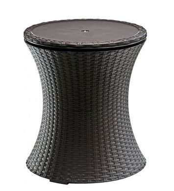 Стол - бар пластиковый Keter Cool Bar Rattan 230902 коричневый