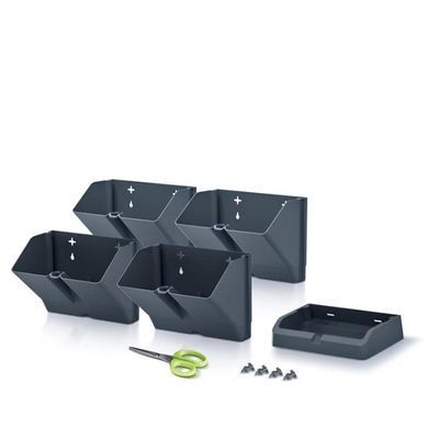 Садові вертикальні модульні горшки Prosperplast Mini Cascade IO1W200-S449 білий, Білий