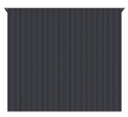 Металлический сарай HardMaster KENT 7x5 Cold Grey 005287 холодно-серый (222x149см)