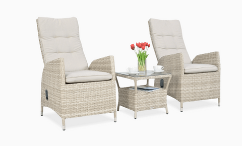 Комплект садових меблів Focus Garden Malta Duo 003043 бежевий, Бежевий