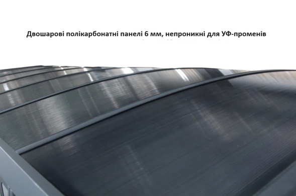Террасная пергола HardMaster NEVADA 3x5,1 м Cold Grey 003379